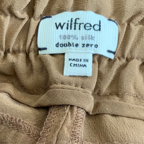 Aritzia Wilfred 100% Silk Jogger Pants - Picture 4 of 5